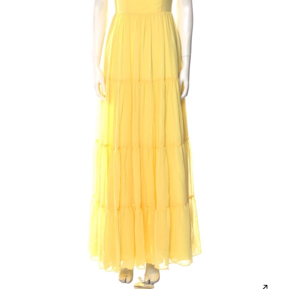 Fame and Partners Yellow Maxi Dress